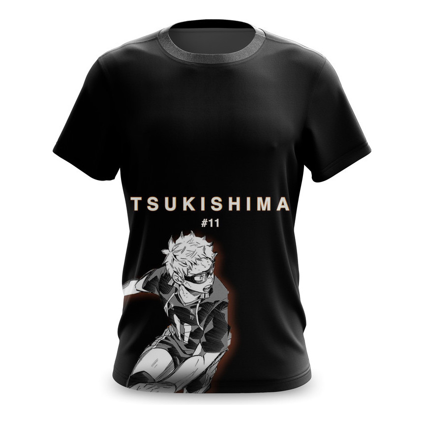 Camiseta Camisa Haikyu Karasuno Tsukishima  ''