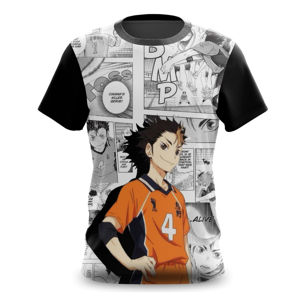 Camiseta Camisa Haikyu Karasuno Nishinoya  03