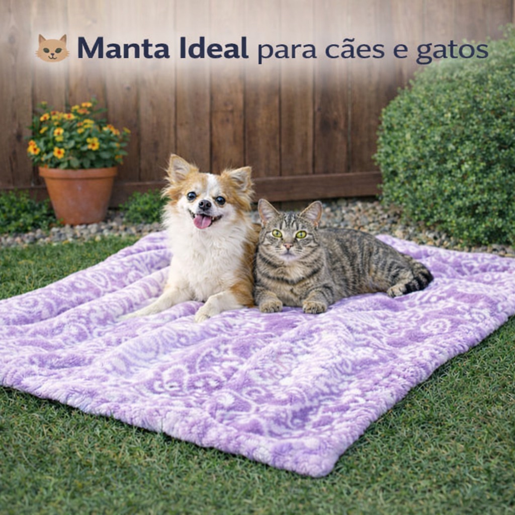 Manta Cobertor o Soft Pet ou Baby 0,85x Macio Fofinha Aconchegante