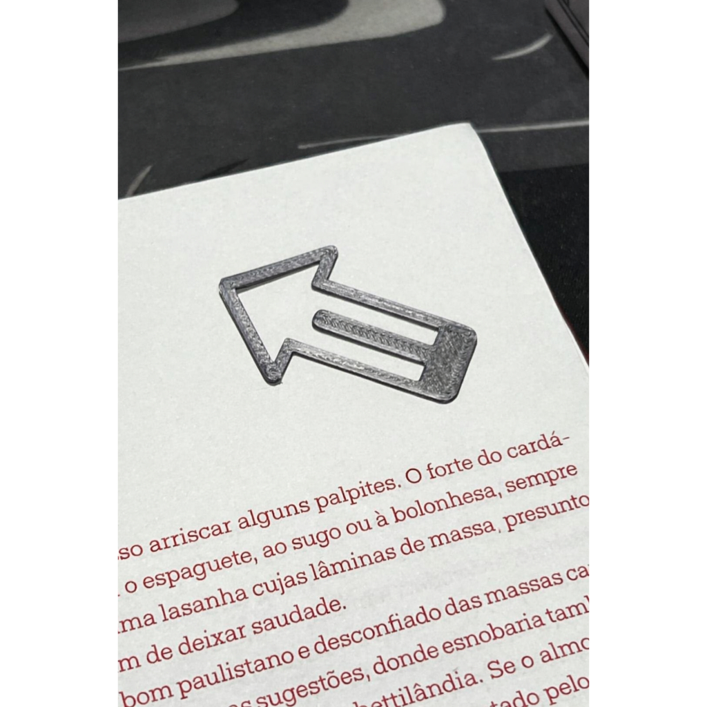 Kit 5 Unidades Marcador de Página Seta  bookmarks + Brinde Surpresa