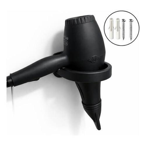 Suporte De Parede Para Secador De Cabelo Universal + parafusos + Brinde Surpresa