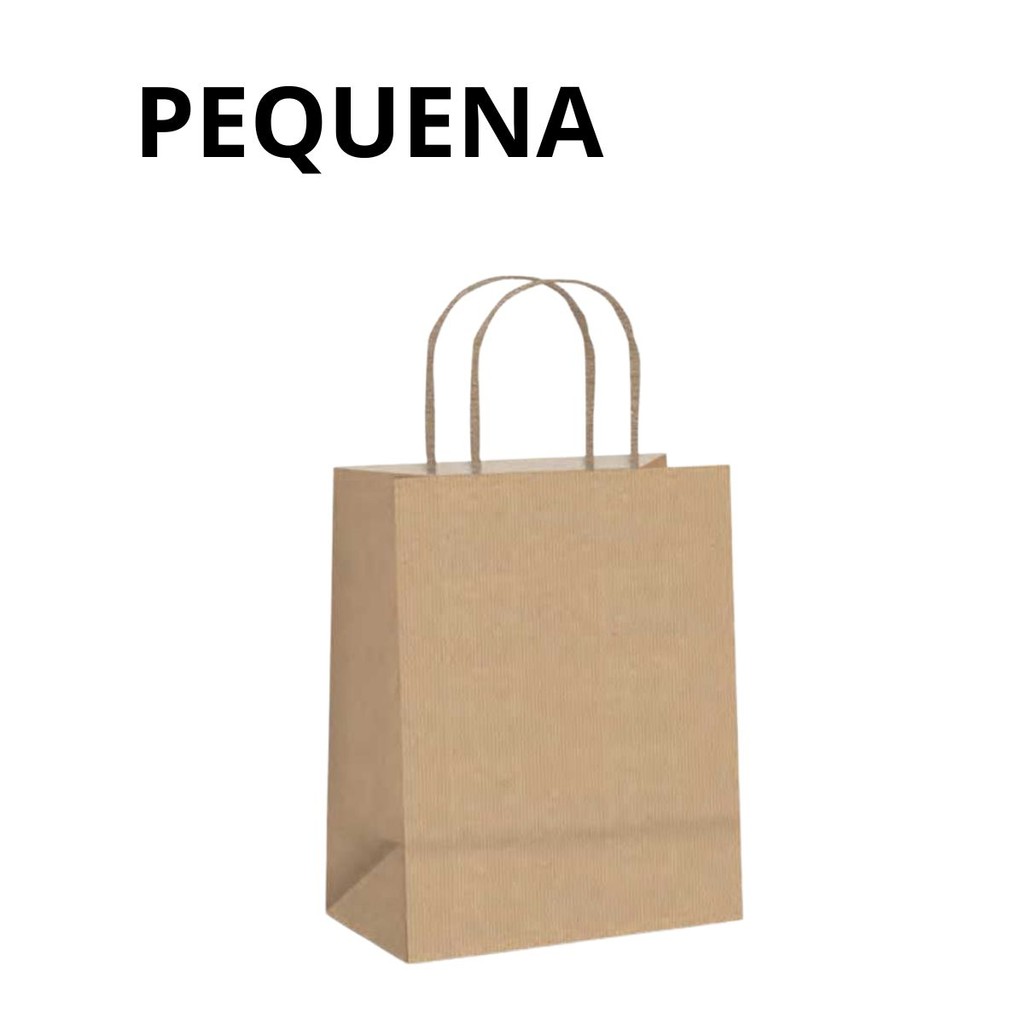 Sacolas Kraft PAPEL Pardo 20un Para Presentes ,brindes, sacolinha surpresa, aniversário, comemoração