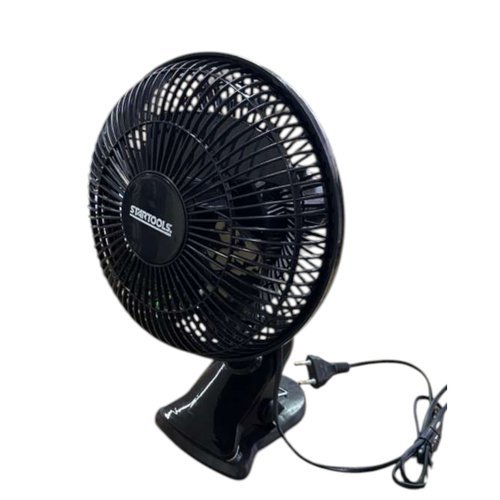 Ventilador Portátil Mesa 220V Oscilante Silencioso Econômico Ajuste Velocidade Cores Sortidas