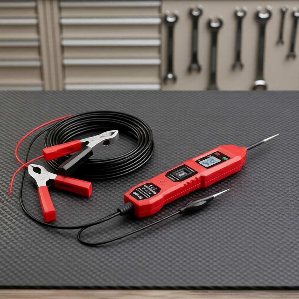 Detector de Curto-Circuito Automotivo – Rastreador Digital de Fios 3,5–36V e Testador de Continuidade