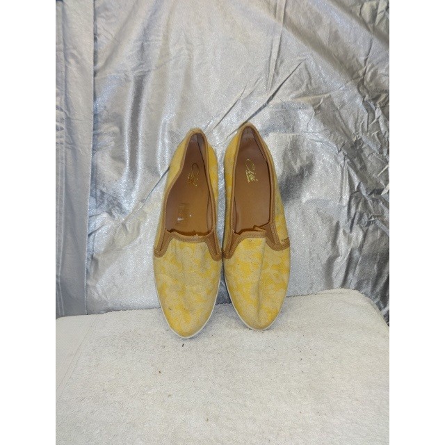 SAPATILHA - Slip On Flatform – Cisi - Tam. 35 – Amarelo – Feminino