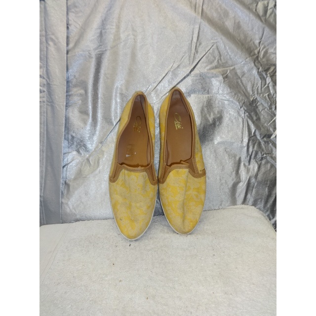 SAPATILHA - Slip On Flatform – Cisi - Tam. 35 – Amarelo – Feminino