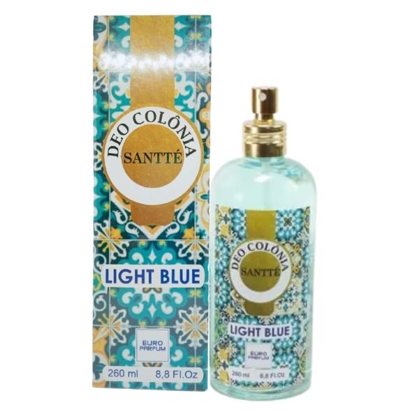 Deo Colônia Santté Light Blue 260 ml - Lacrado