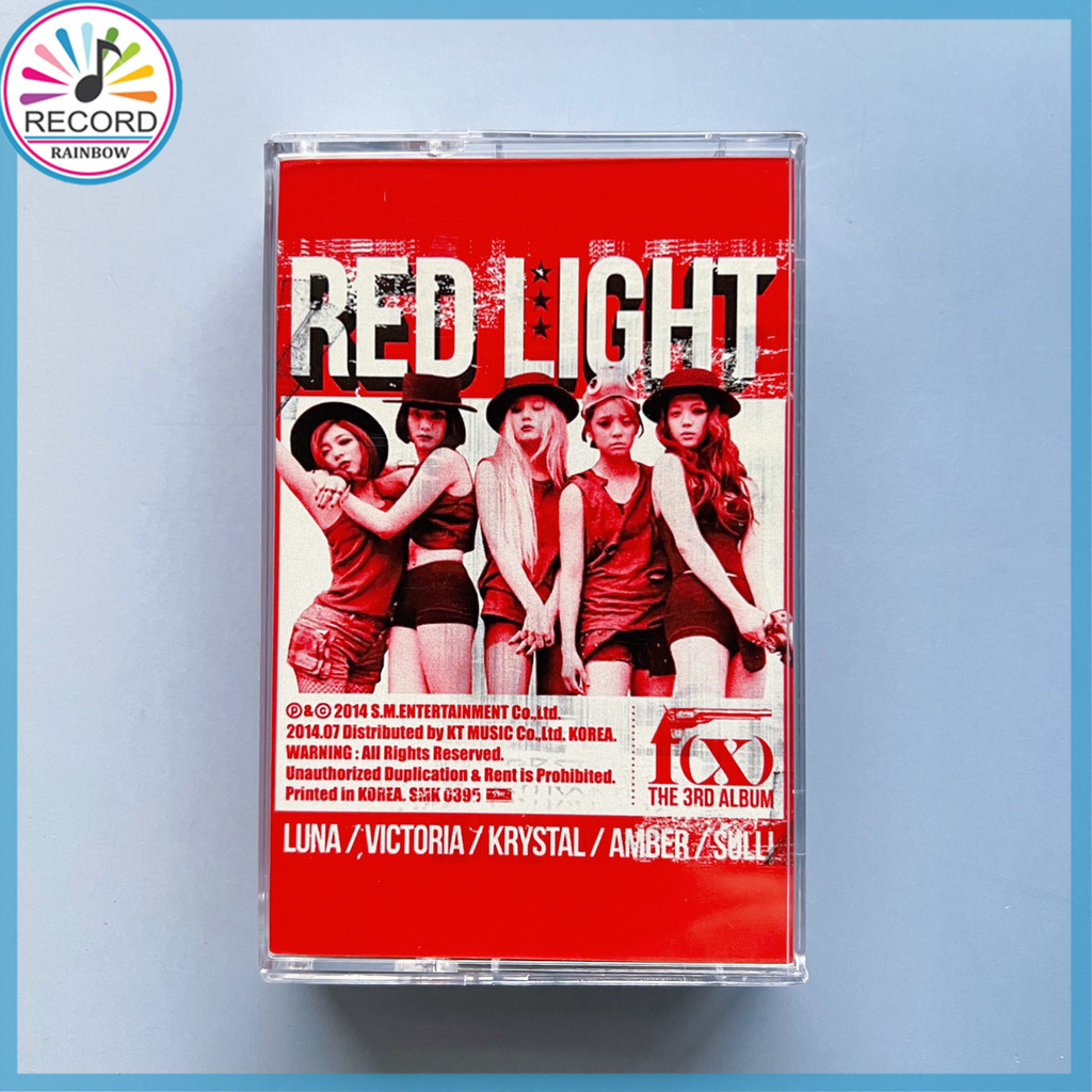 f(x) Red Light Fita K7 Cassette Tape Brand New [Lacrado] Original OMTP