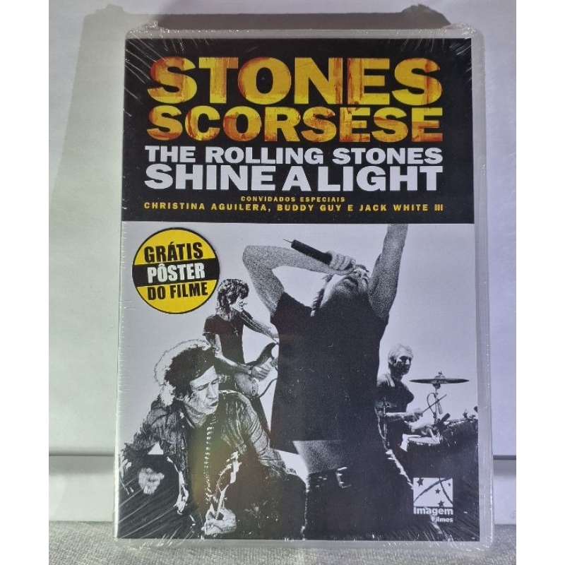DVD- Stones Scorsese- The Rolling Stones Shine A Light,original novo lacrado.