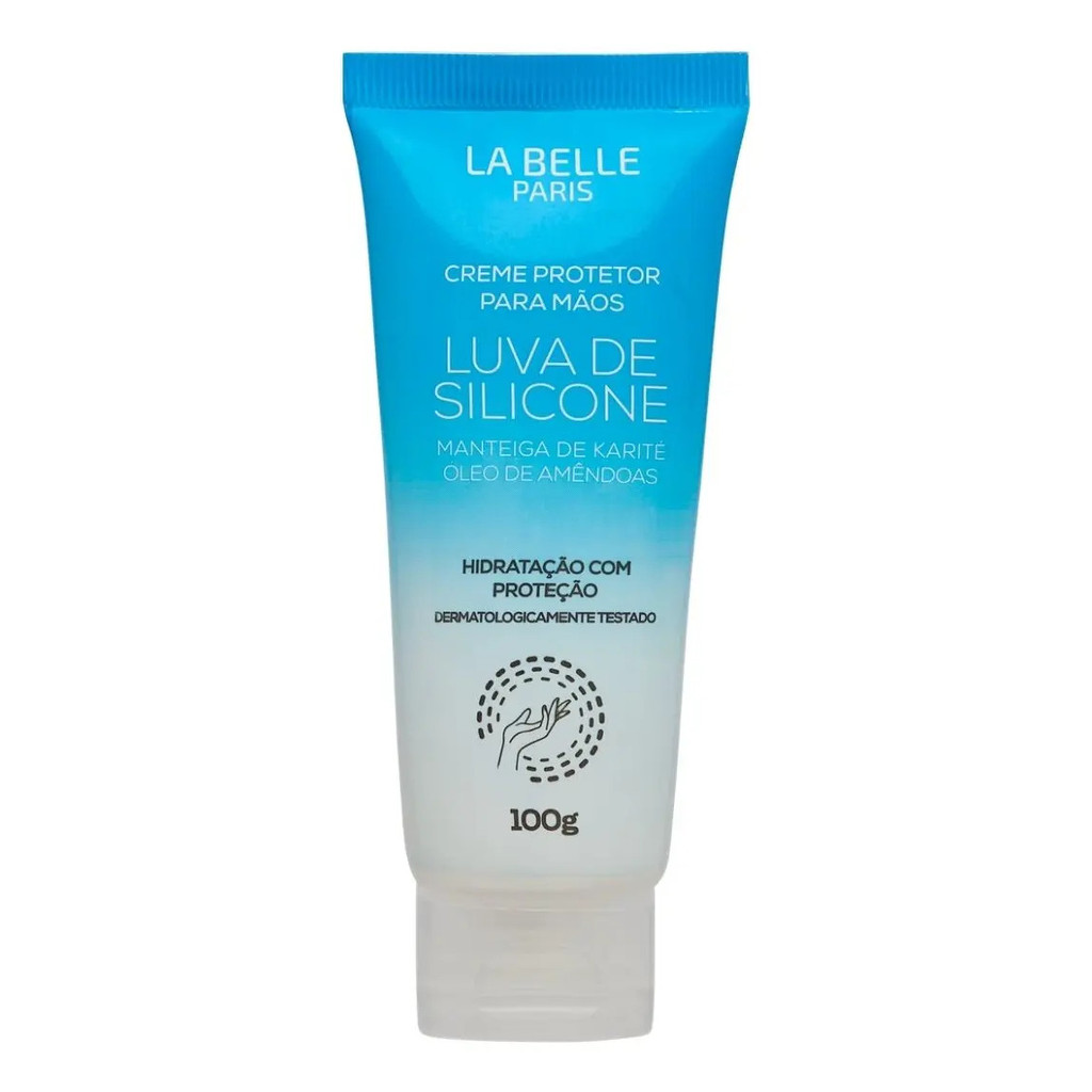 Creme Protetor Para Mãos Luva De Silicone La Belle 100g