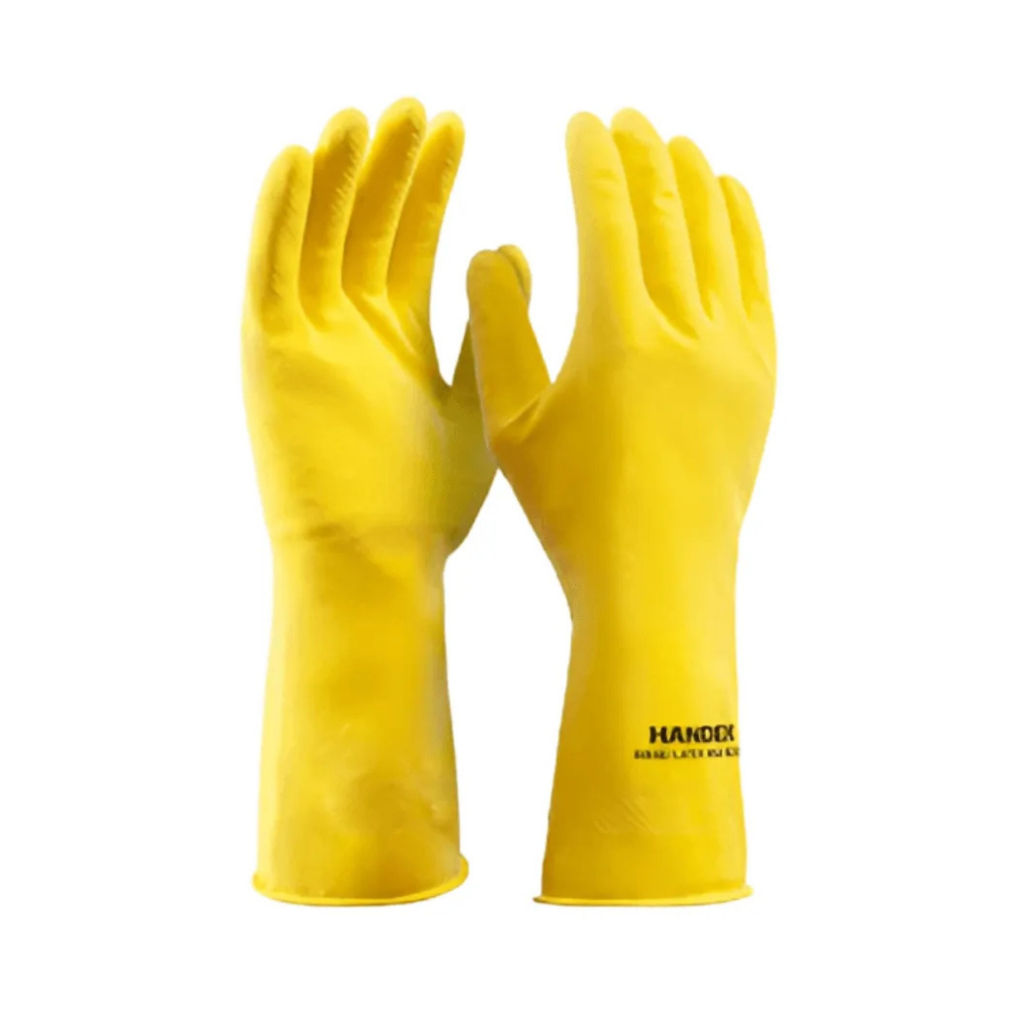 2 Luvas Multiuso Latex Handex Hand C.A 43584 Limpeza Jardim Cozinha