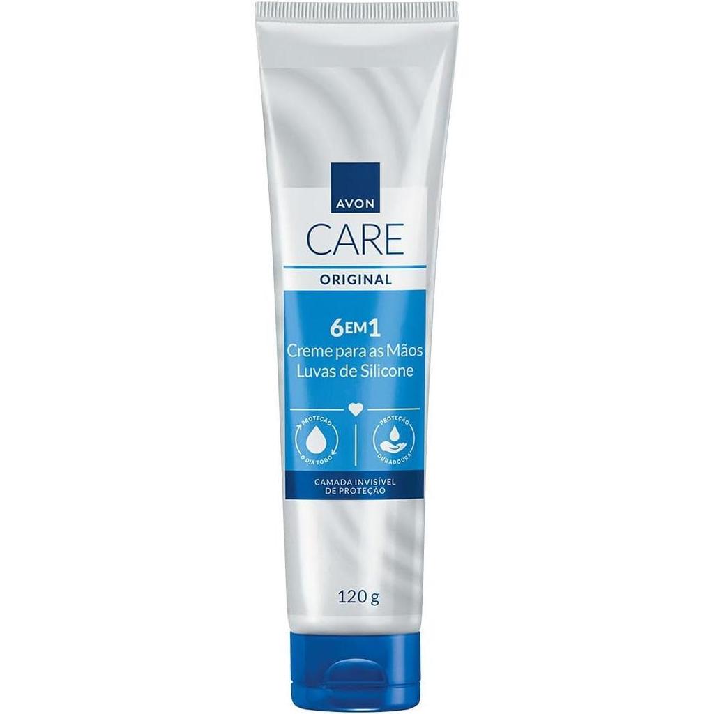 Creme Protetor para as Mãos Luvas de Silicone Avon Care - 120g