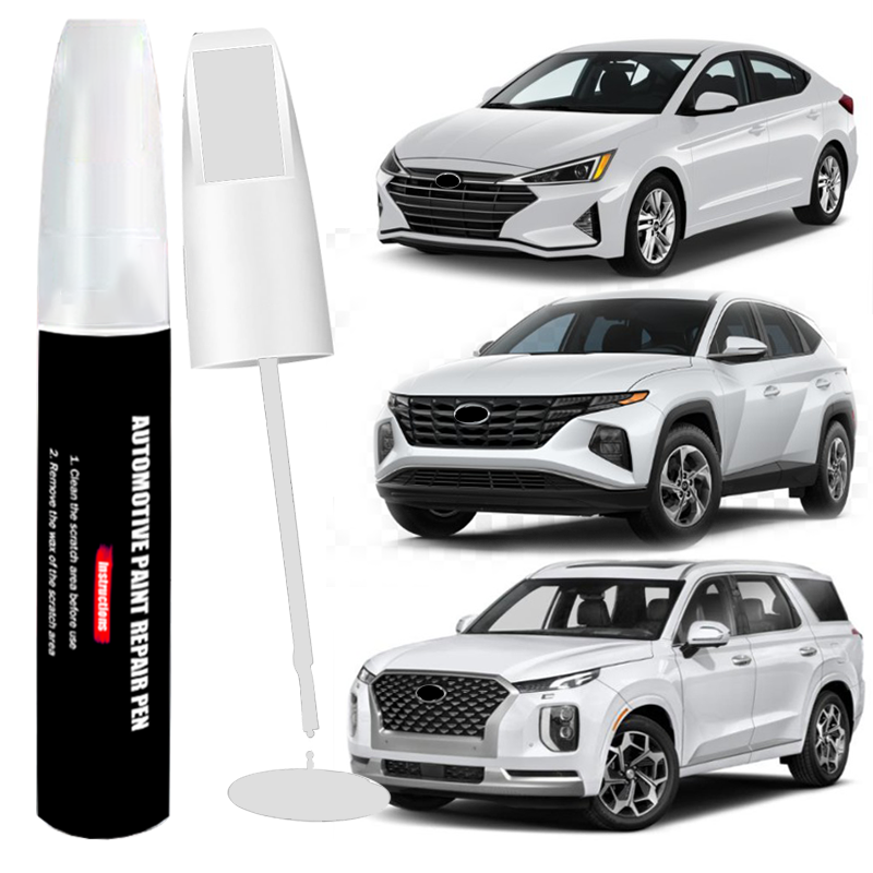 Hyundai Touch up Paint Pen Pearl White Hyper Scratch Repair