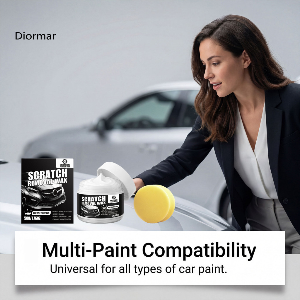 Automotive Scratch Remover Car Paint Restoration Cream Paste Polishing for Scratches Swirl Marks Diy Repair Kit Restores