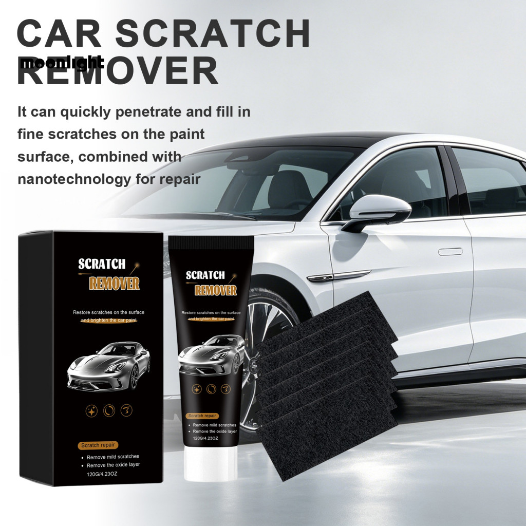 Auto Paint Scratch Remover 120ml – Car Repair Wax Vehicle Polishing Compound Easy Restoration Shine Enhancer for Smoot
