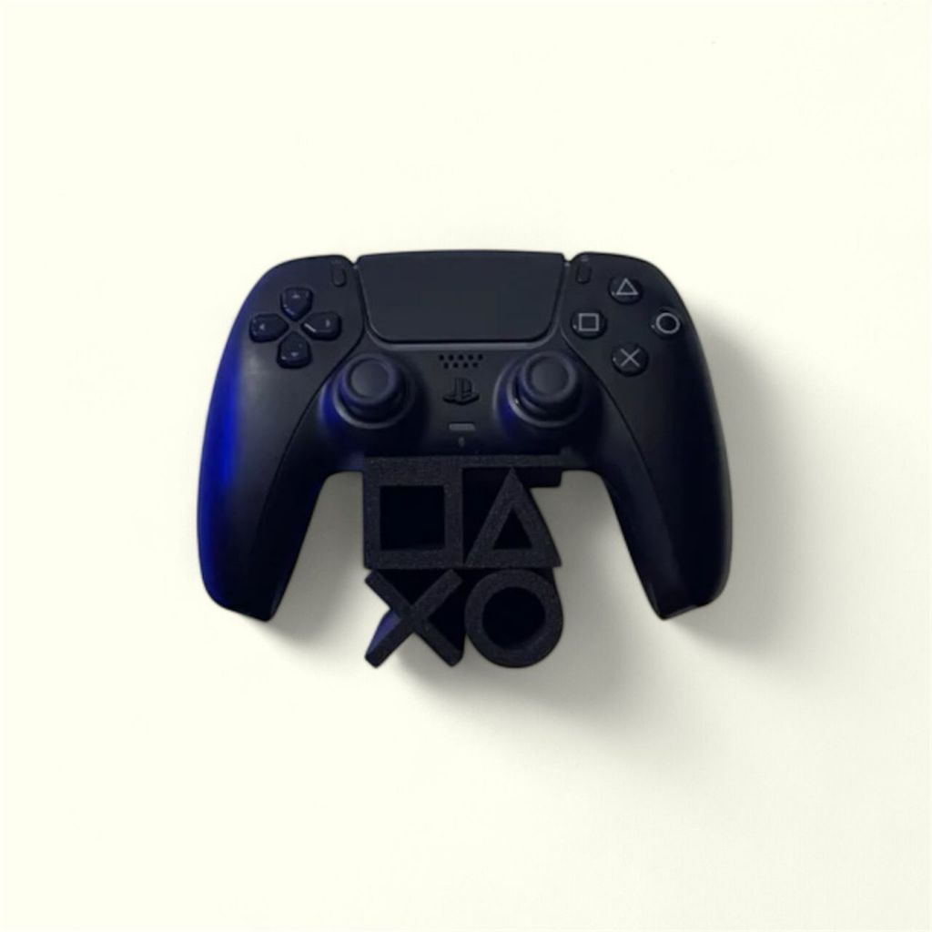Suporte Universal para Controles PS5 e PS4 – Ideal para Mesa ou Parede | Design Gamer