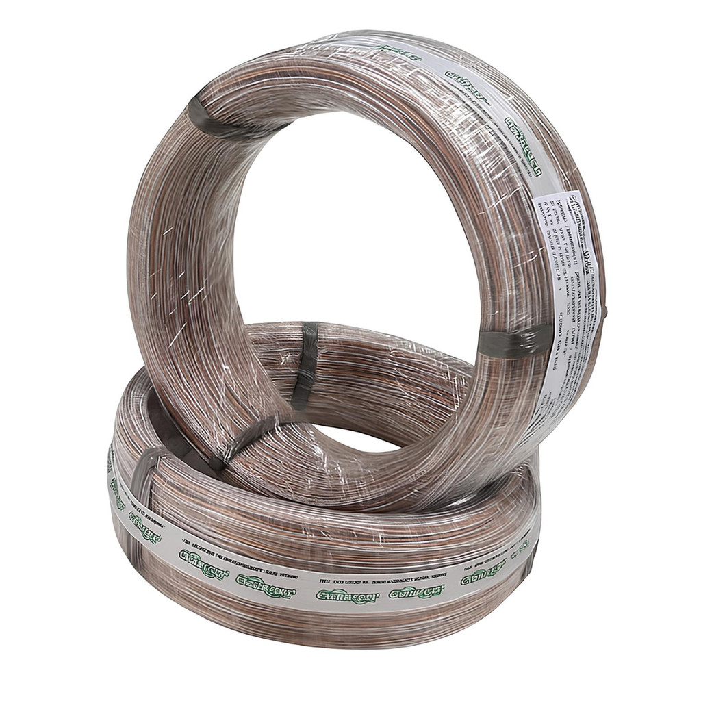 Cabo Fio Cristal de Cobre 2x0,20mm 20AWG 100m Para Neon LED Flex 12V Iluminação