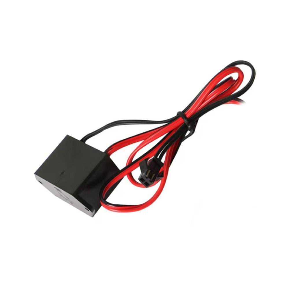TIK Carro Led Luz De Tira Flexível Néon EL Fio Driver Inversor USB Adaptador Controlador T5Y5