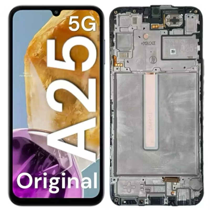 Tela Frontal Lcd Touch Display Compativel Samsung A25 SM-A256E SM-A256E/DS Original Samsg Pronto Entrega + Película 3D