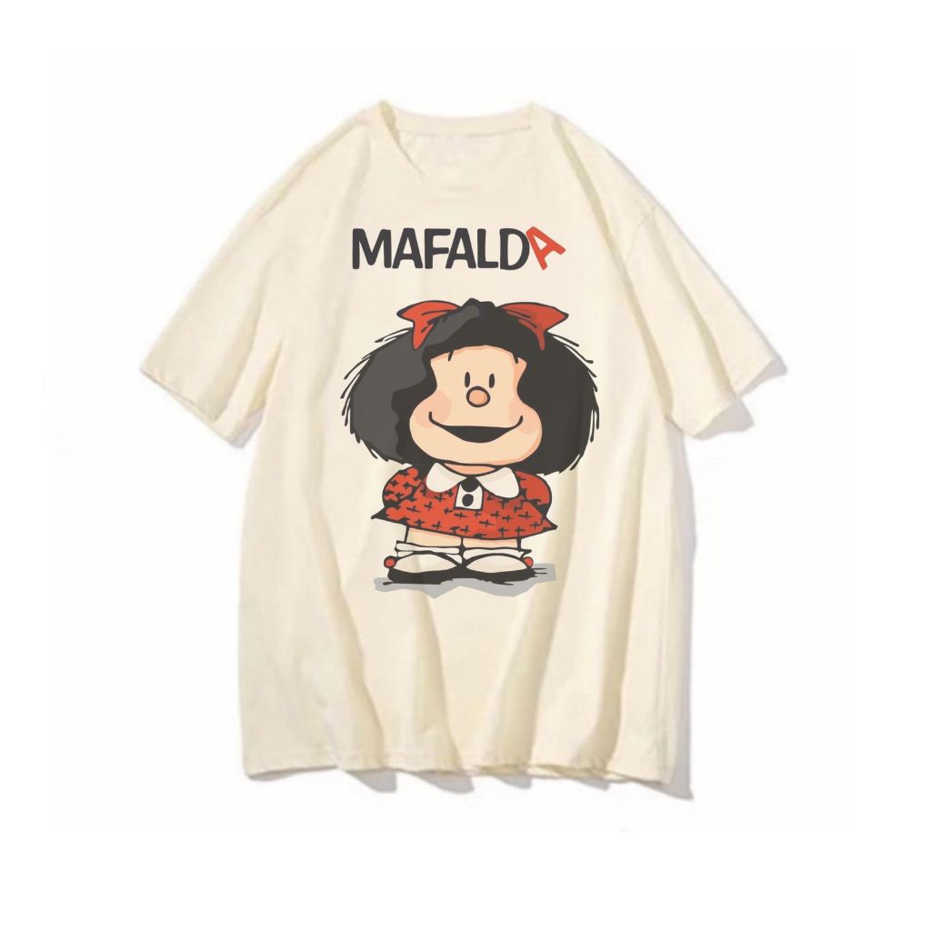 Camiseta Mafalda blusa feminina masculina unissex vintage estampas retro desenhos estampadas divertidas tshirt camisa