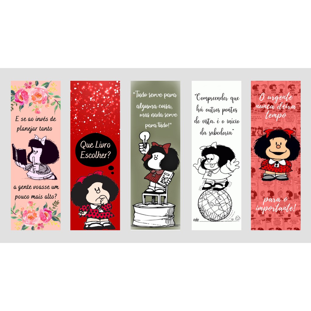 Marcador de Páginas Mafalda Plastificado