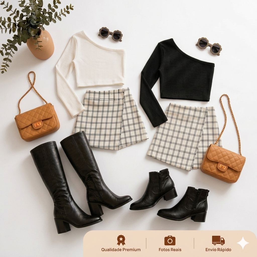 conjunto infantil e juvenil sao joao meninas shorts saia xadrez quadrilha mais blusa