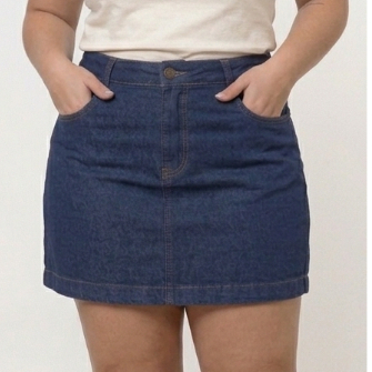 Short Saia Plus Size Feminino com Shorts Interno para Mais Conforto