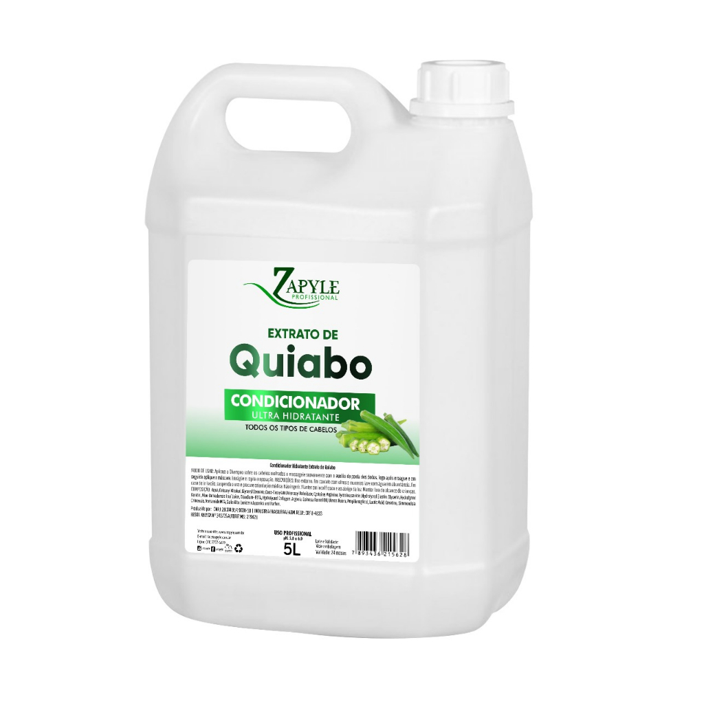 Condicionador Extrato de Quiabo Ultra Hidratante 5l profissional 5l