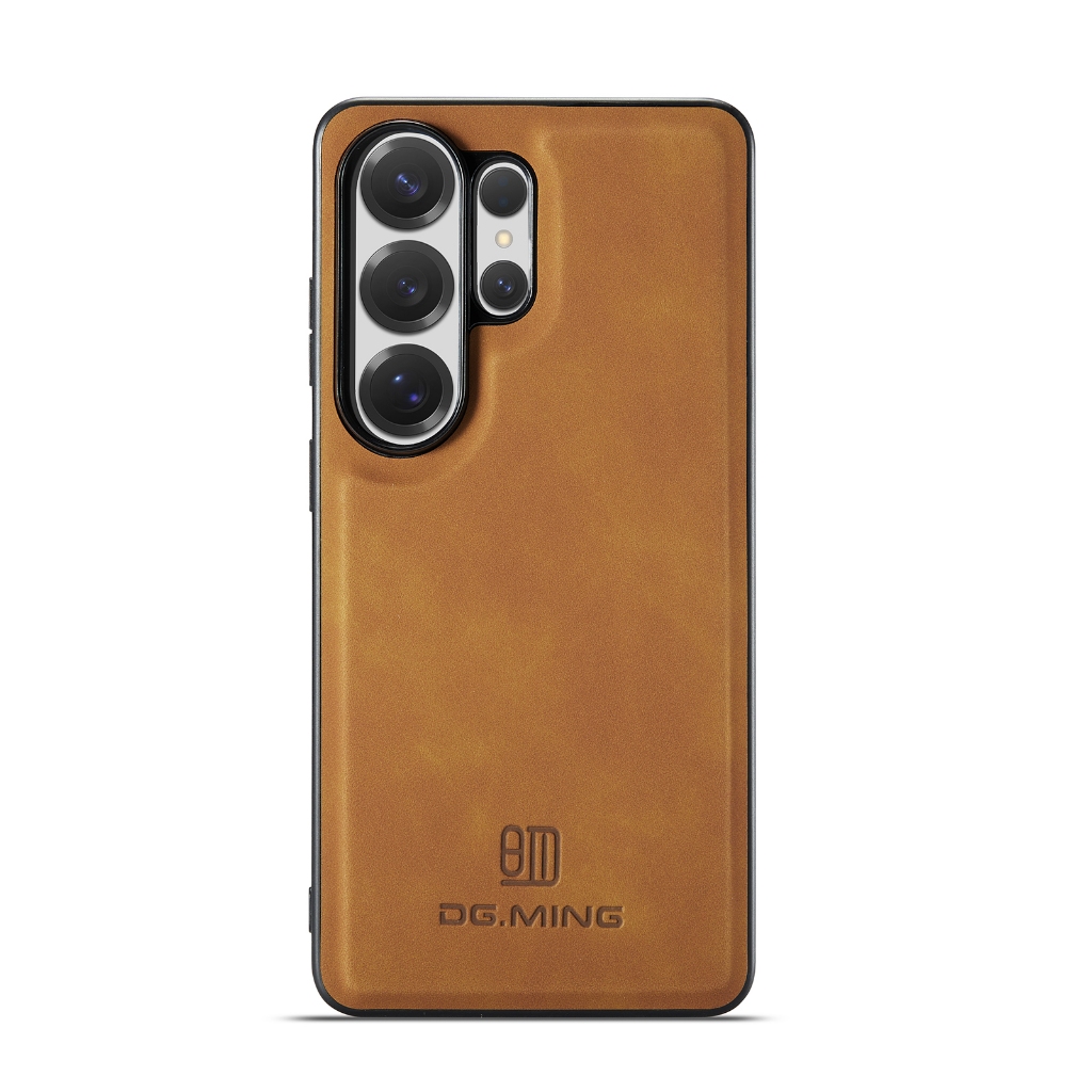 Capa De Couro Luxuosa Com Carregamento Por Indução Para Samsung Galaxy S26 S25 S24 S23 S22 S21 Ultra Plus FE