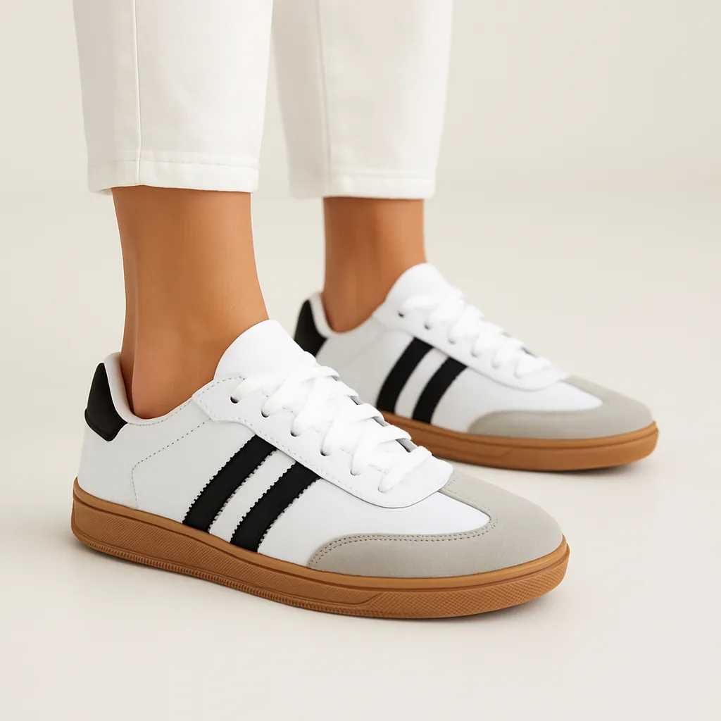 Tenis Feminino Casual Branco Leve Moda Dia Básico Estiloso Blogueira Macio Lançamento Tradicional