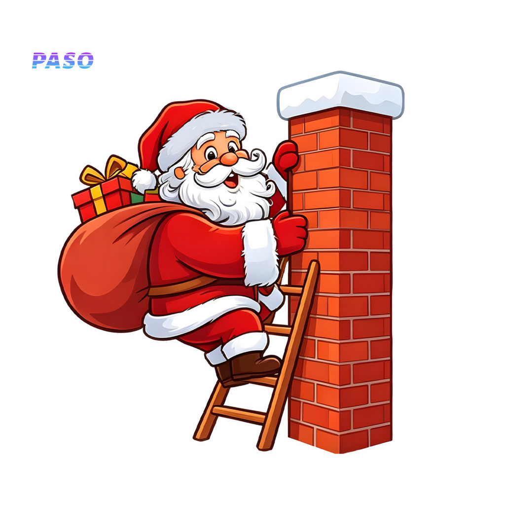Santa Claus Switch Decals Pvc Wall Decor Christmas Light Sticker Removable Self-adhesive Xmas Decal for Room Bedroom Hol