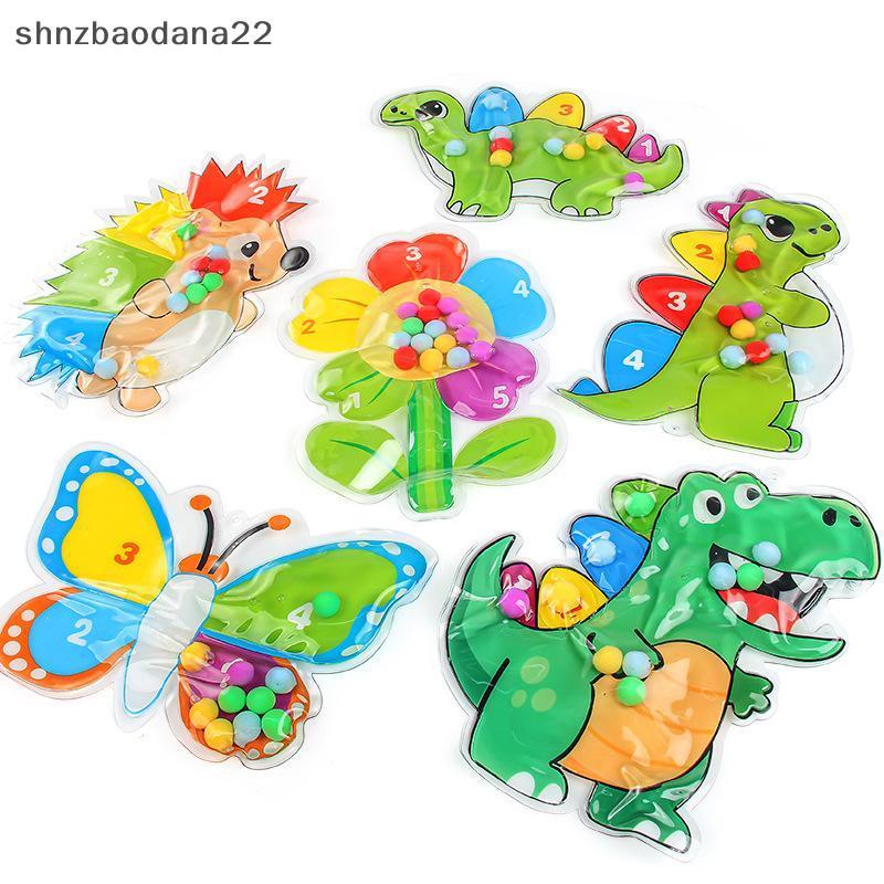 [Shnzd] Montessori Sensory Maze Beads Toy Animal Shape Color Sorting Squeeze Game Para Desenvolvimento De Habilidades Mo