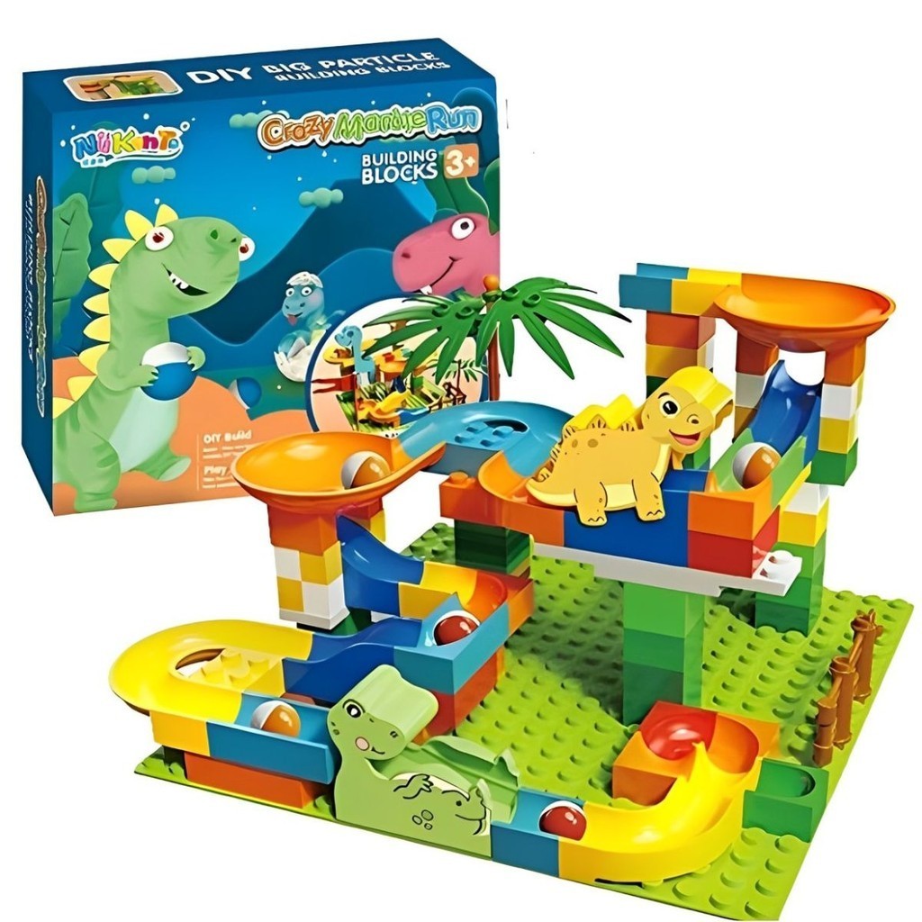 PISTA DIVERTIDA DINO TRACK MAZE 130 PEÇAS