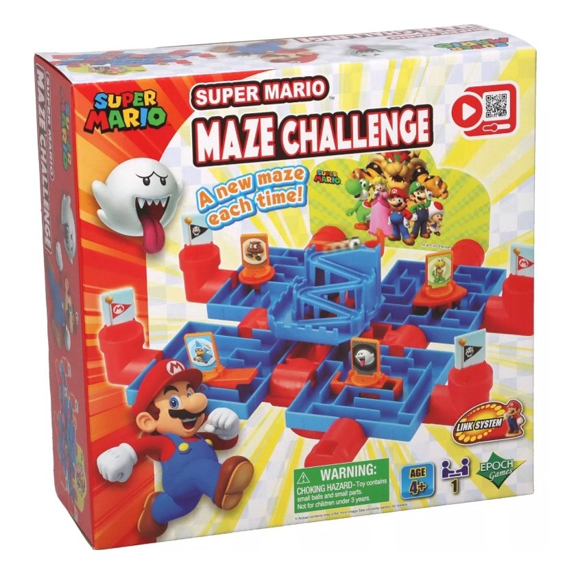 Jogo de Tabuleiro Super Mario Desafio Maze - Epoch 7449