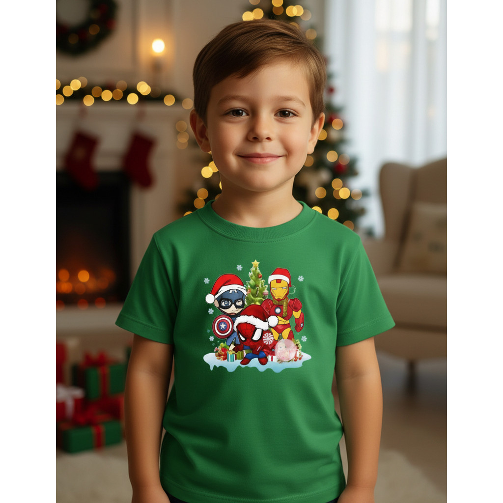 Camiseta Infantil Natal T-Shit Levíssima Com Toque Suave E Qualidade Premium Para Shopee