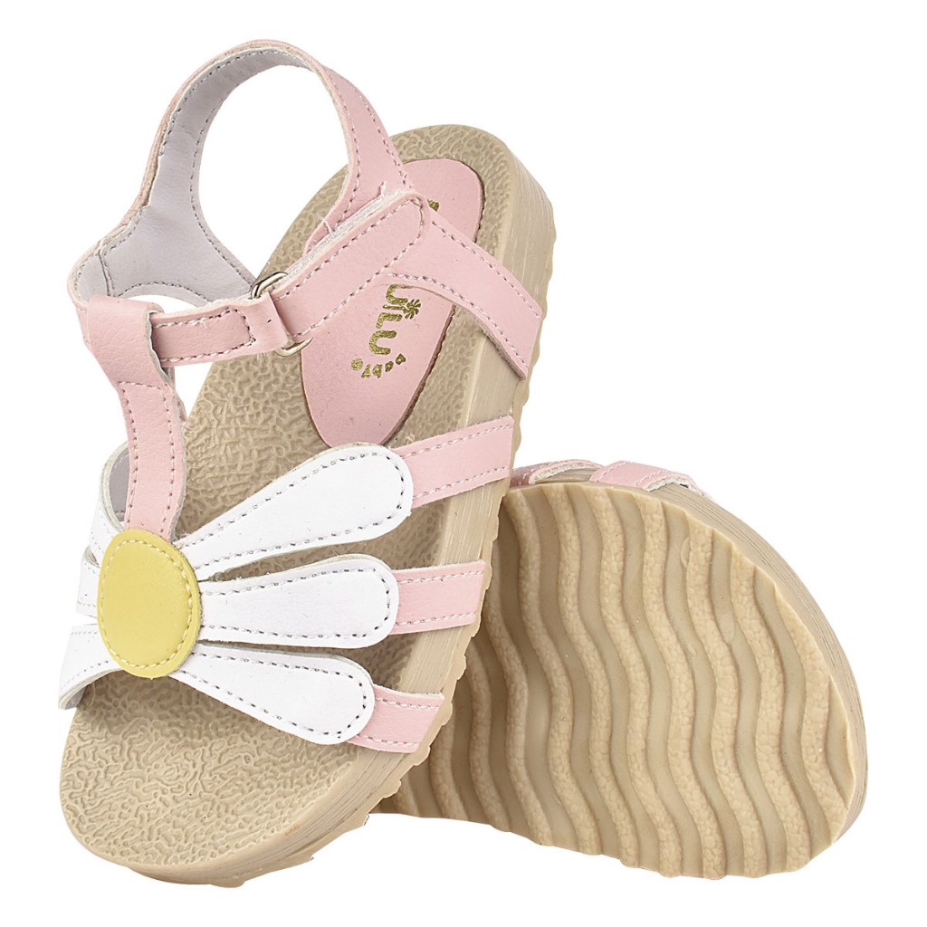 Sandália birken Meninas Margarida Kids Infantil Flor Confortável