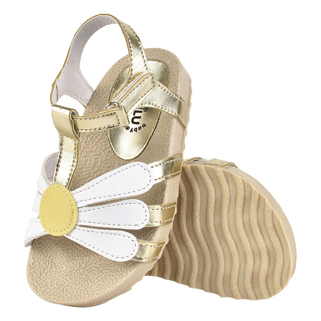 Sandália birken Meninas Margarida Kids Infantil Flor Confortável