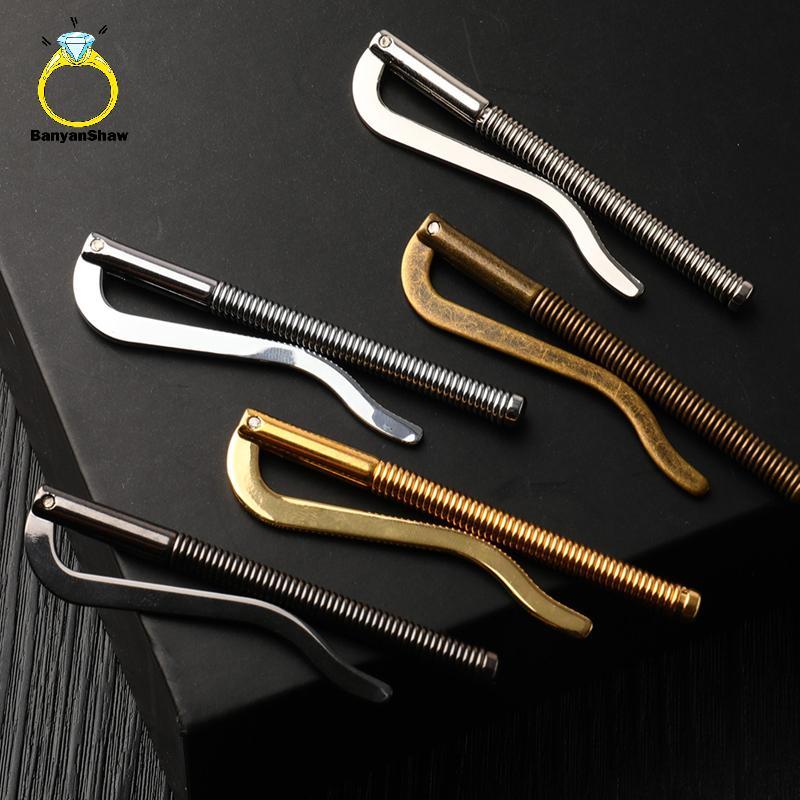 [BANY] 1Pc Metal Bifold Money Clip Bar Carteira Substituir Peças Braçadeira De Mola Suporte De Verificação De Dinheiro P