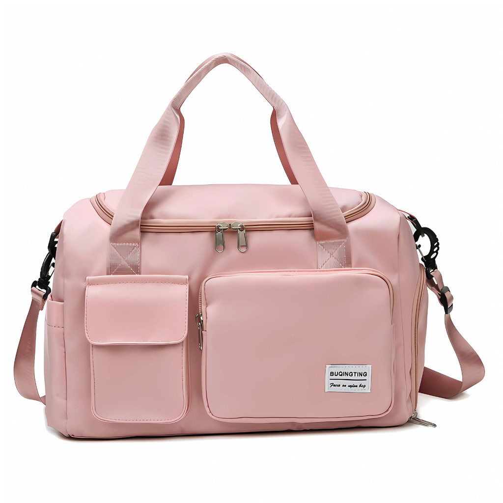 Bolsa Mala De Viagem Sport Com Bolso Impermeável Alça Lateral 30L Capacidade Feminina Masculina