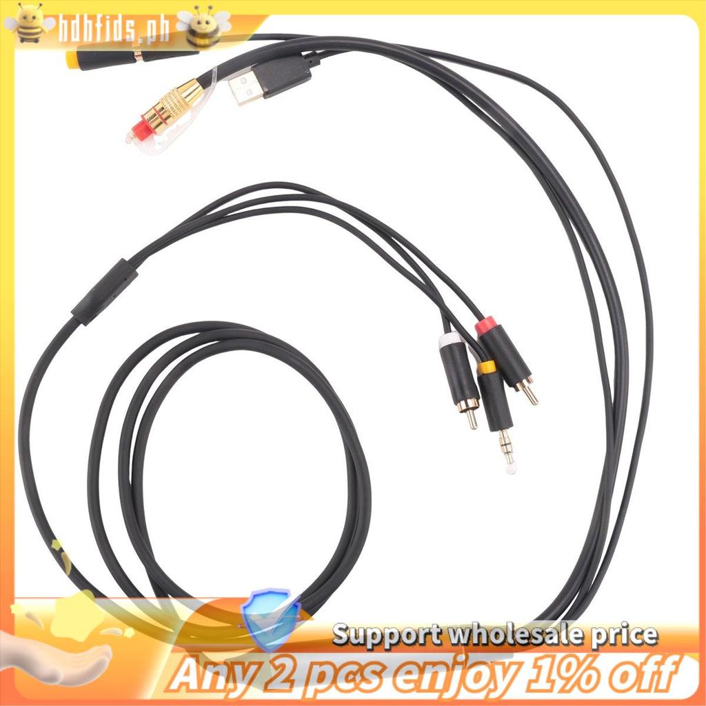 1 PCS Digital Para Analógico Cabo De Conversão De Áudio SPDIF/Optical E Coaxial L/R Preto/TV