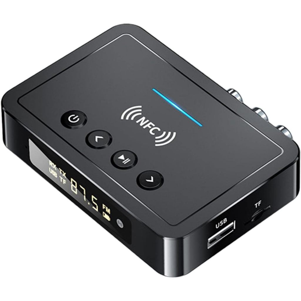 Transmissor Receptor Bluetooth Nfc Optico - Coaxial NFC