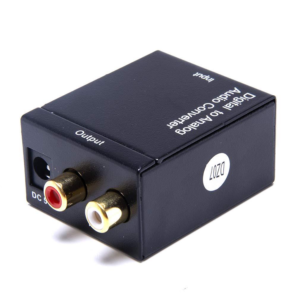 Conversor Audio Optico Coaxial Digital Para Rca Analógico