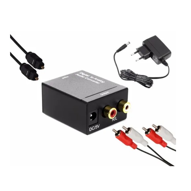 Conversor Optico Ou Coaxial Para Rca