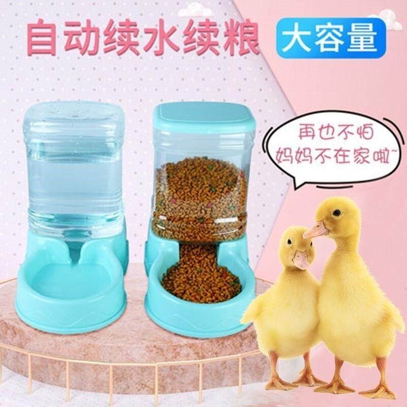 Alimentador automático de pato pato frango ganso comendo tigela Pet Cole pato alimentador de tanque de comida