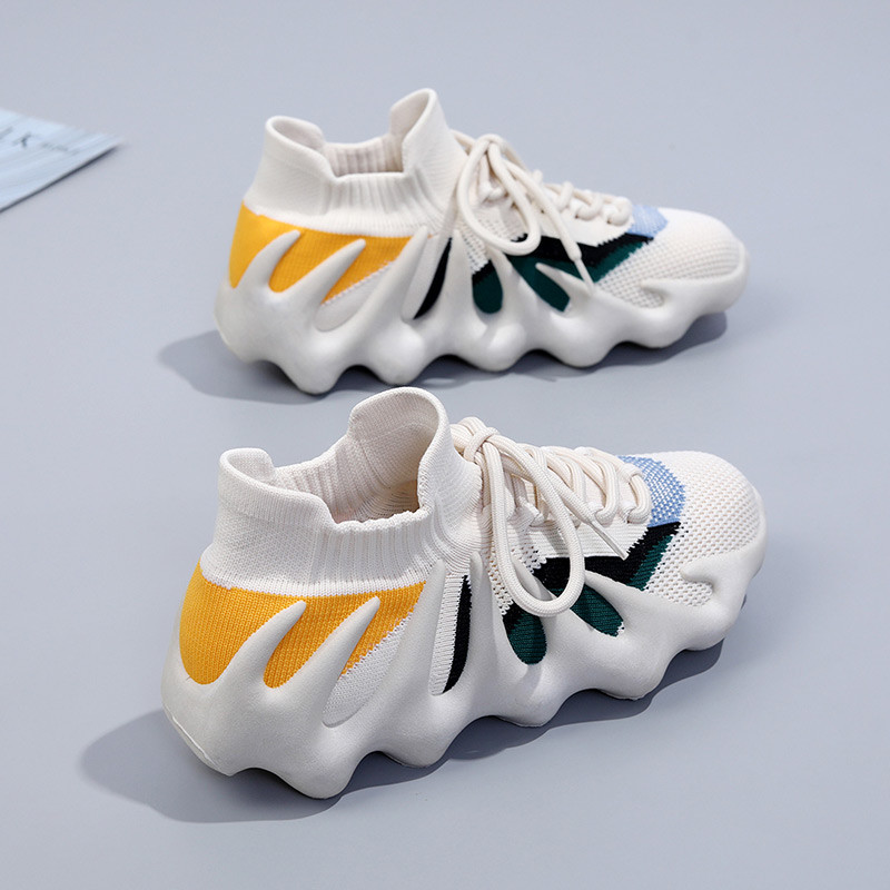 2026 verão novo estilo polvo coco sapatos femininos voando malha tênis de treinamento feminino sapatos de Fitness respir