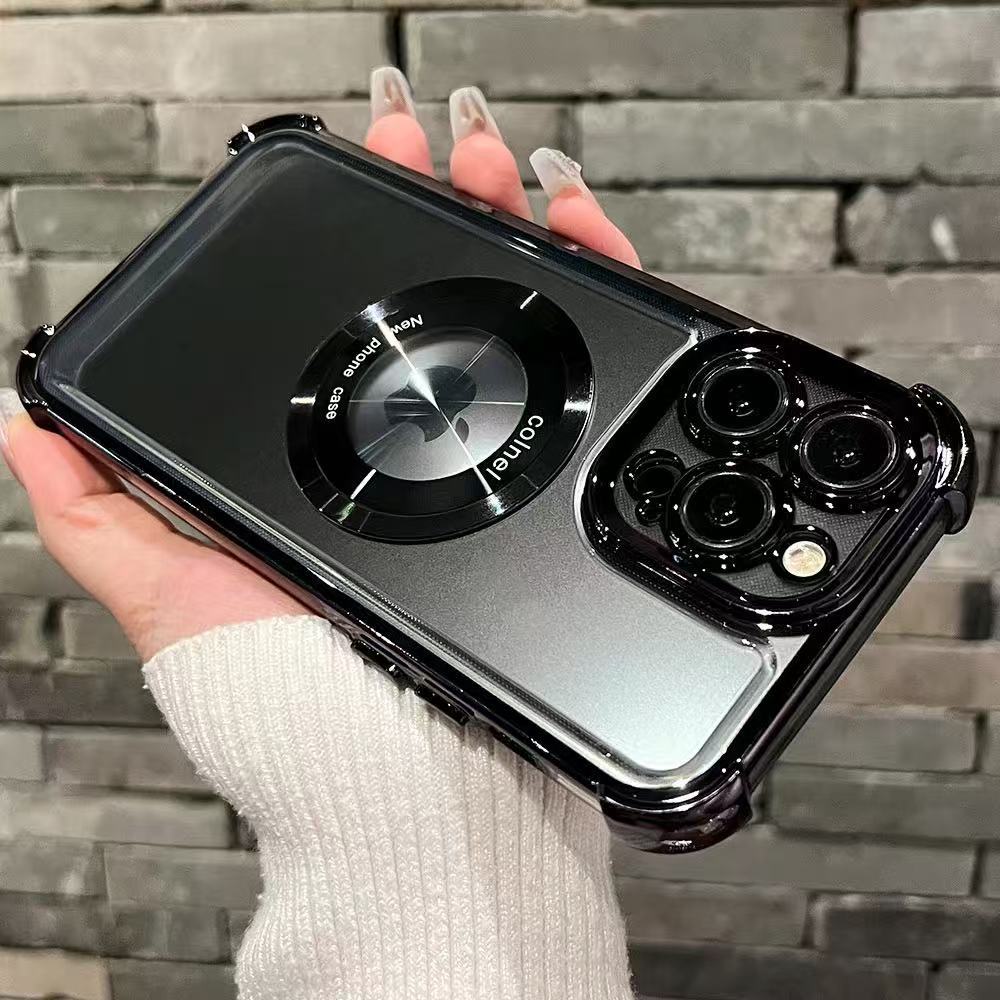 Capa Xiaomi 15T Pro 15T 15 15 Pro 15 Ultra 17 17 Pro 17 Pro Max Bobina Dupla Adsorção Magnética silicone Escudo Macio