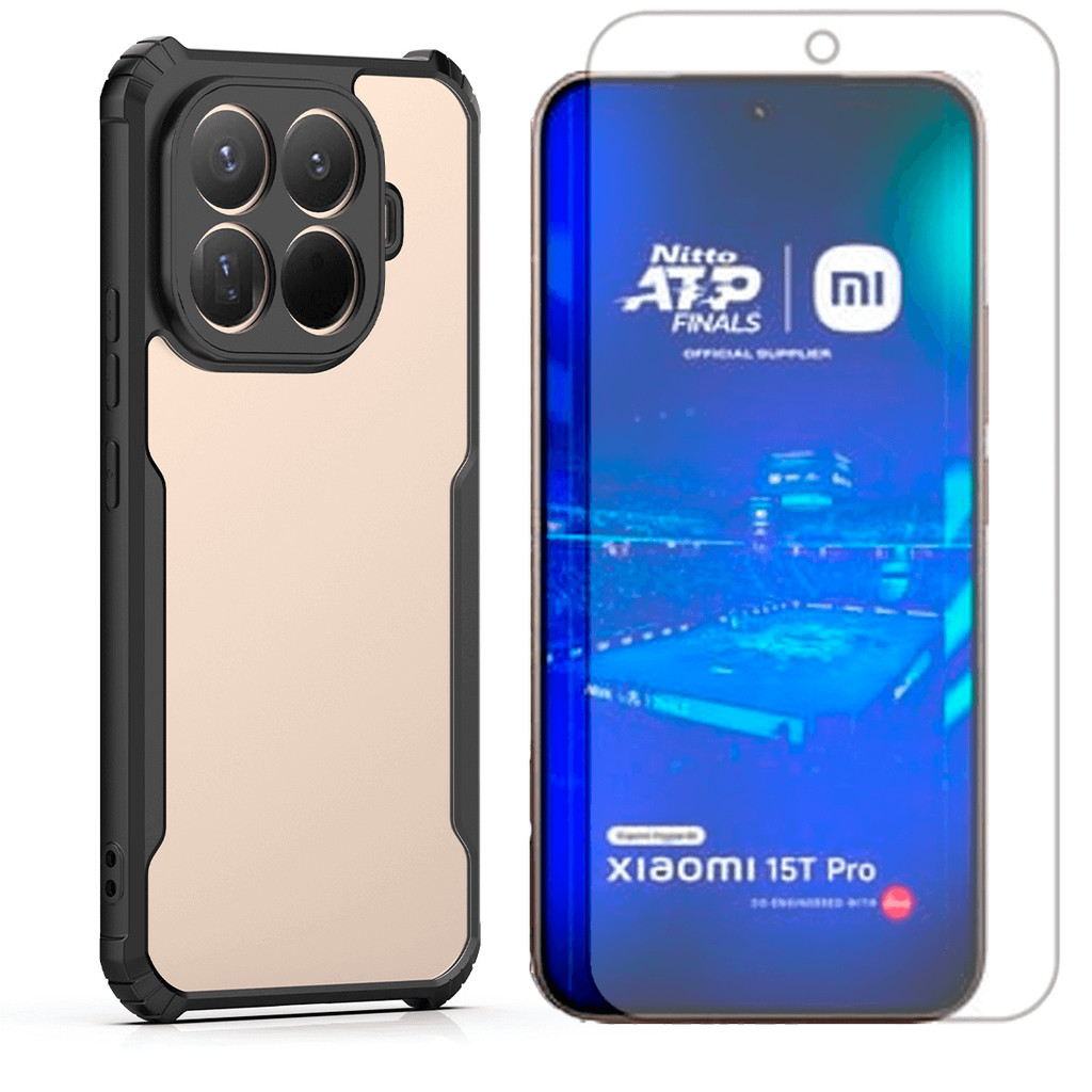 Capa Capinha Airbag Para Xiaomi 15T Pro + Pelicula Hidrogel