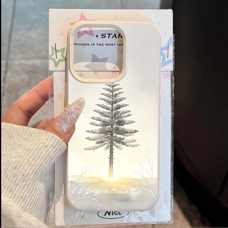 Gaúcho Capa De Inverno Para Xiaomi 15T 14T 13T Pro 15 14 13 Poco M8 X7 X6 X5 F5 F6 F7 Araucaria Névoa Minimalista