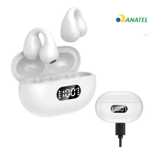 Fone De Ouvido Bluetooth5.3 Esportivo Headfone Headset Condução Óssea Som Nítido Onistek S24