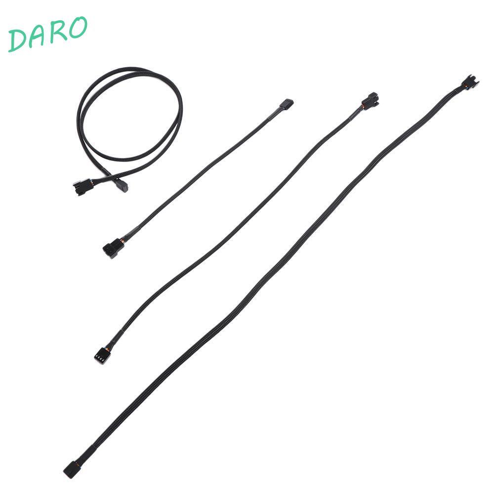 DARO 4 Pinos Cabos De Alimentação CPU Ventilador Conector Plug Backword 4P Adaptador Cabo Sistema Refrigeração 27/42/60/